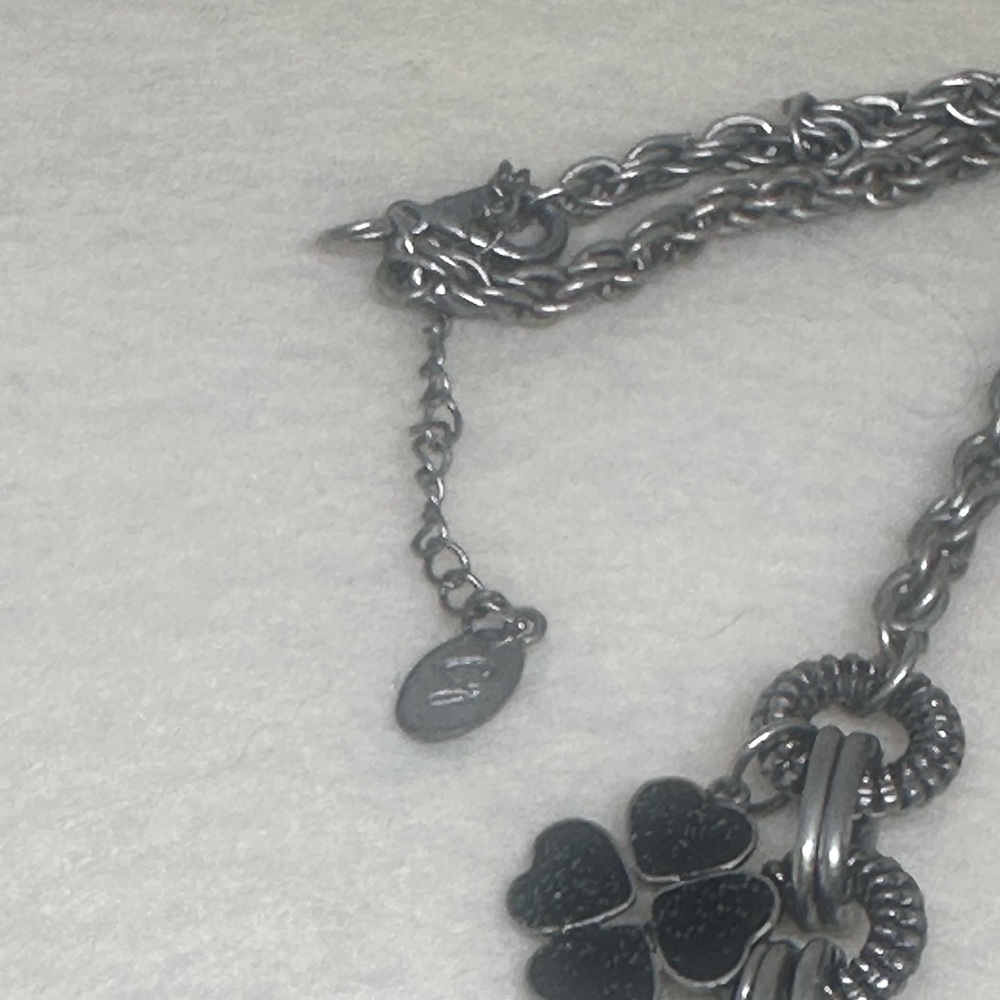 Chico’s Multi-Charm Statement Necklace | Black, W… - image 7